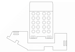 Neuer Burgsaal – Bankett (mit Bühne)